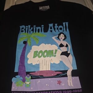 Fear You Wear Bikini Atoll Graphic Tee - Black